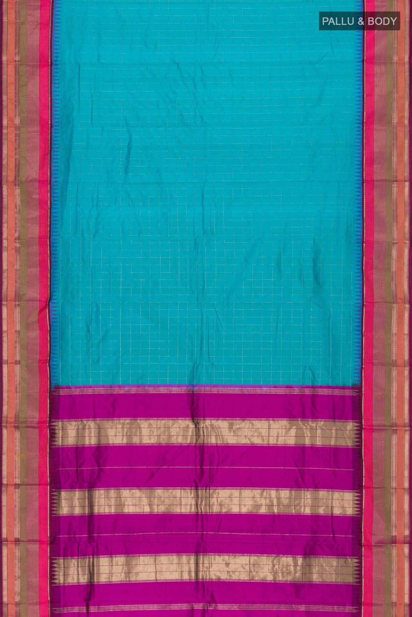 Blue Bangalore Silk Saree