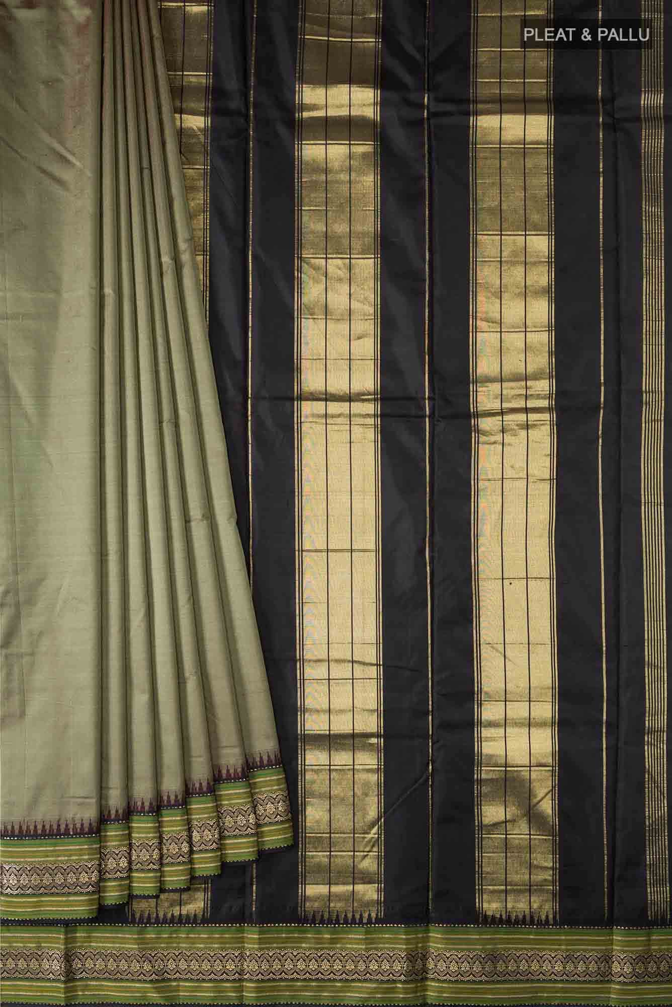 Green Bangalore Silk Saree