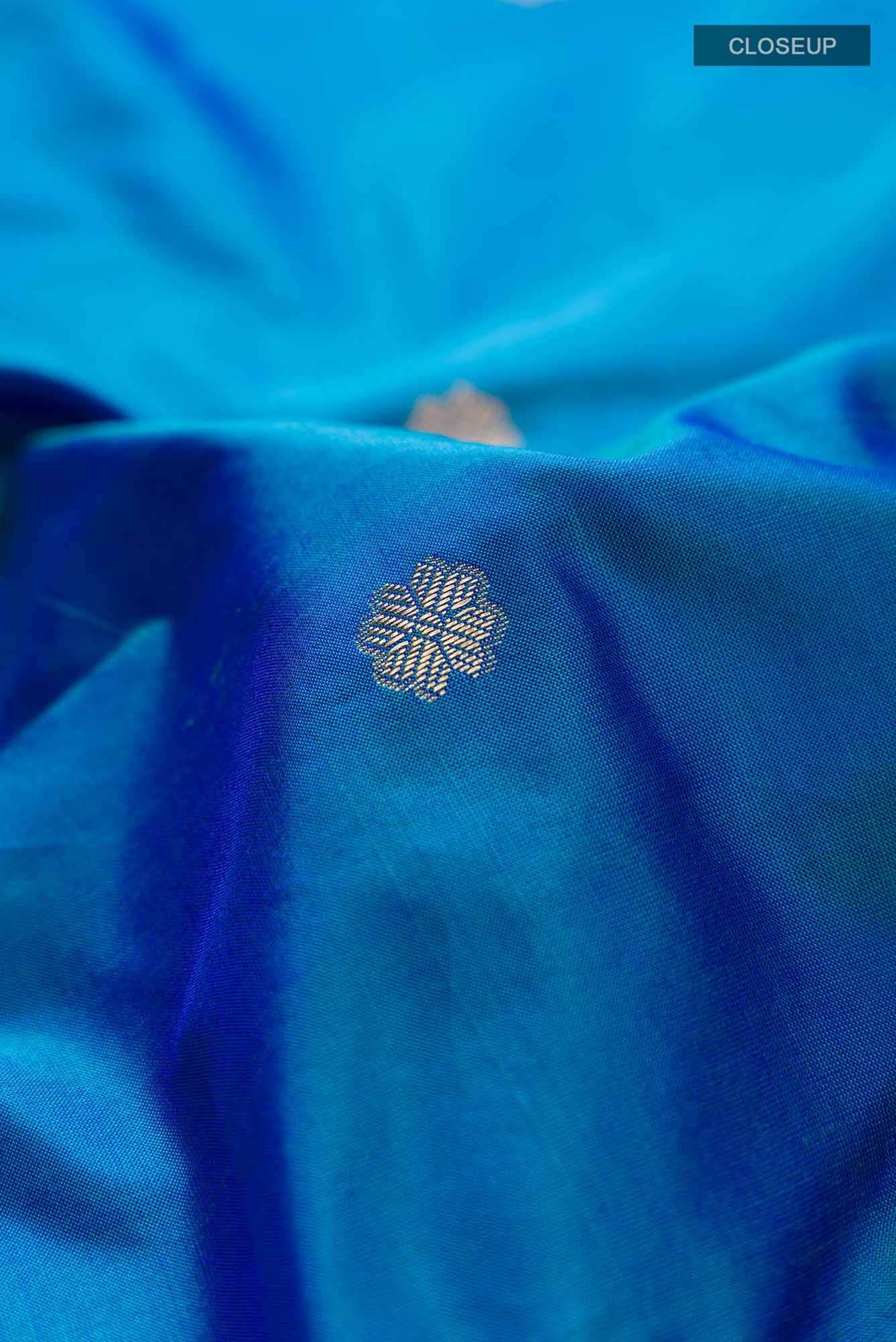 Blue Bangalore Silk Saree