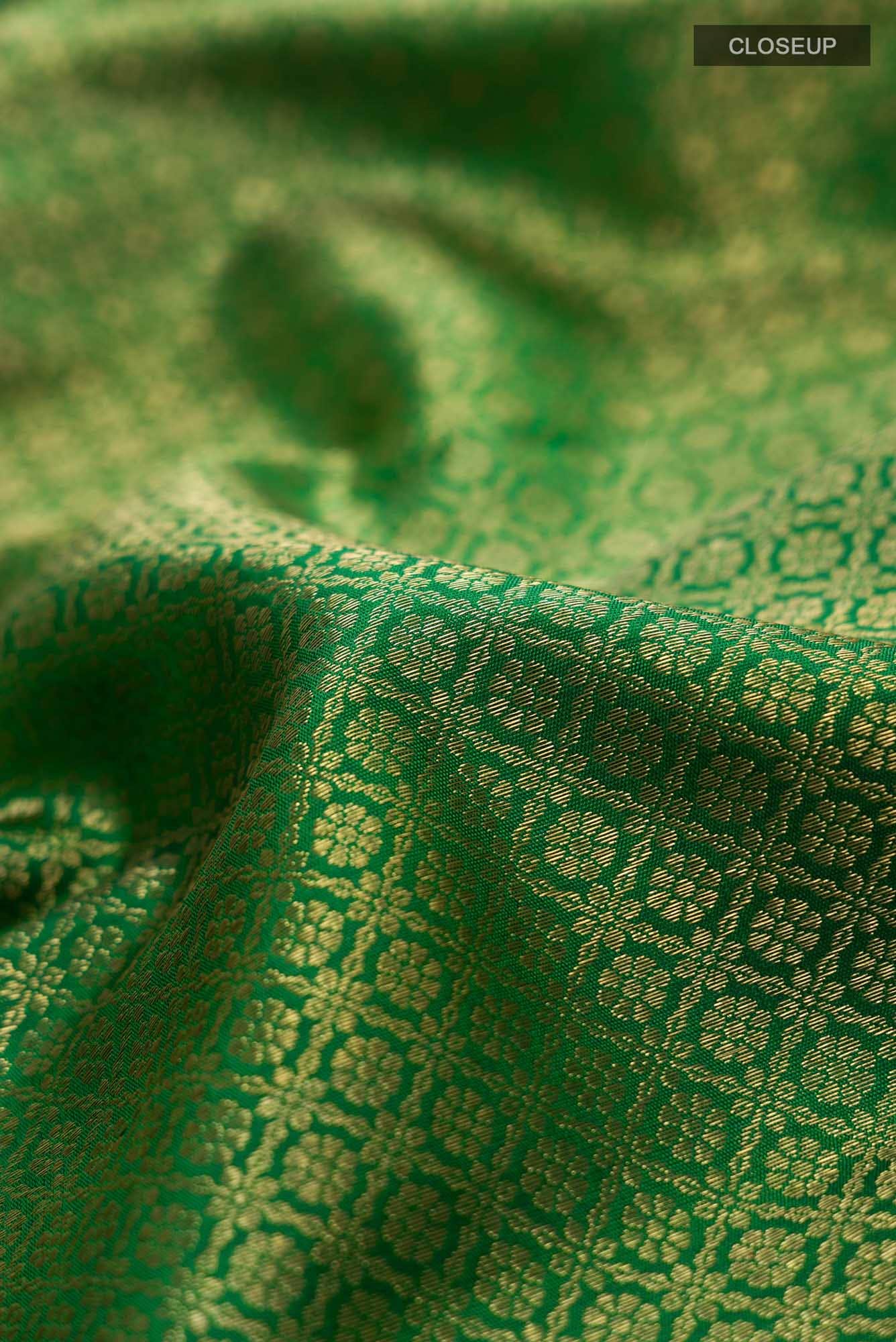 Green Kanchipuram Silk Saree