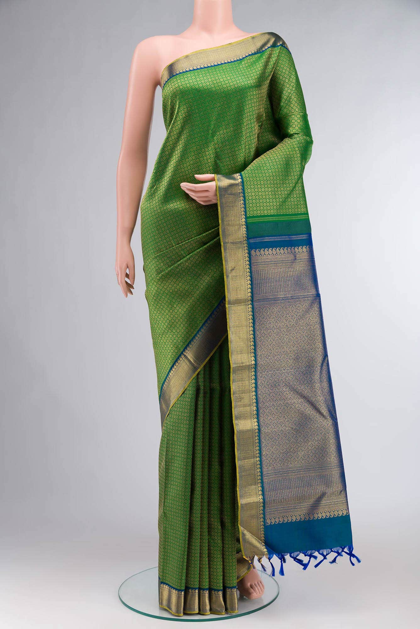 Green Kanchipuram Silk Saree