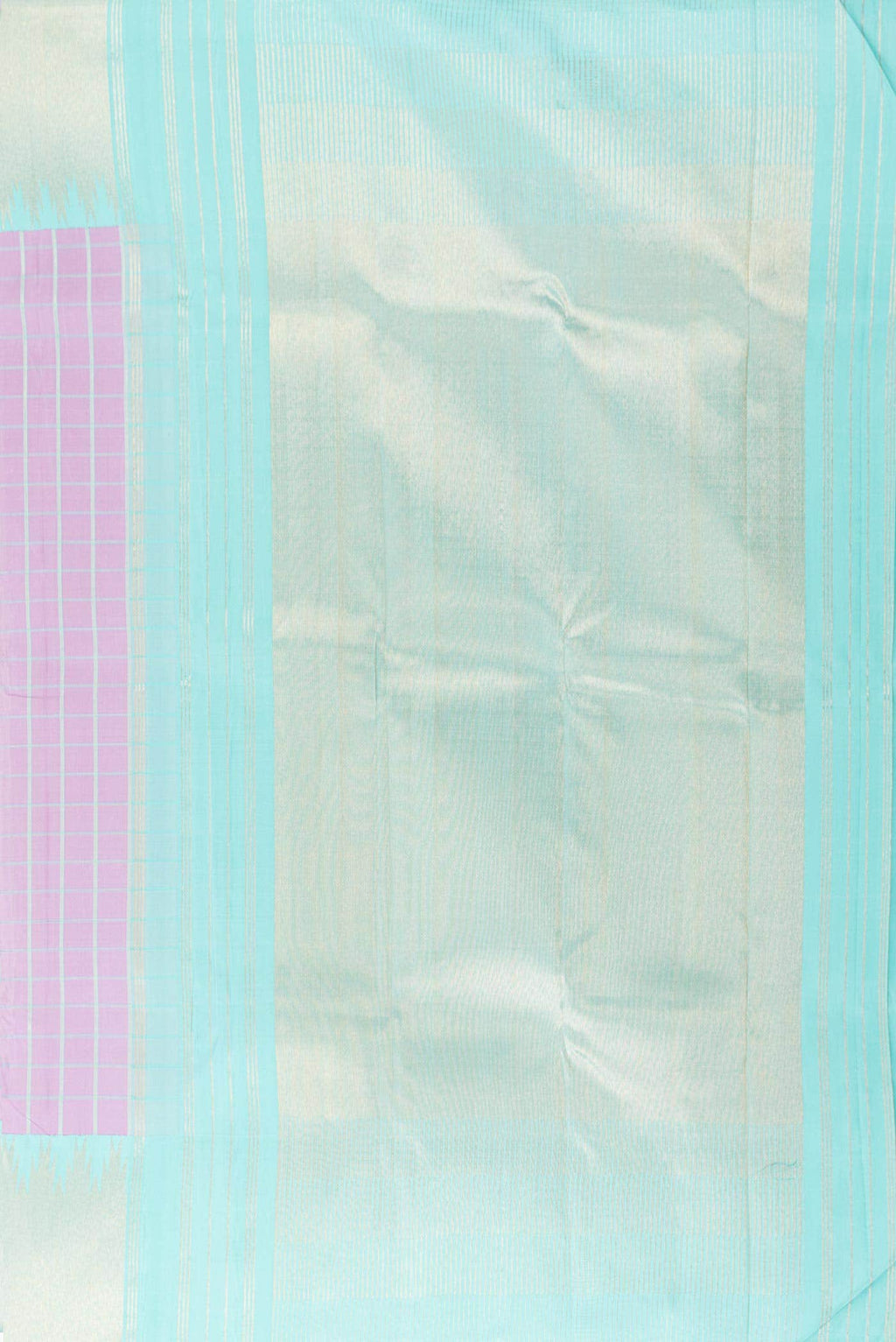 Pure Silk Pure Zari Lavender Dual Tone Kanchipuram Saree