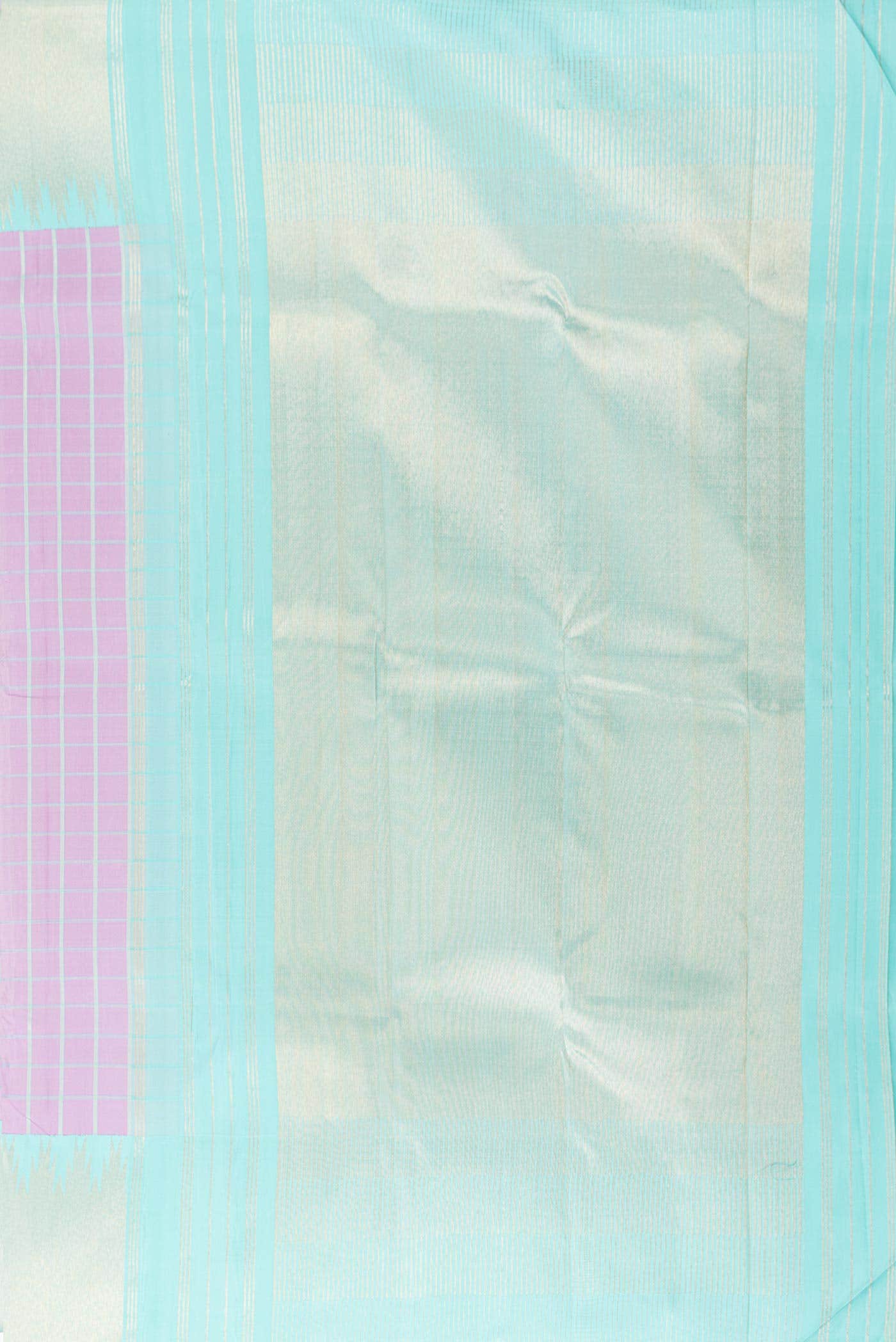 Pure Silk Pure Zari Lavender Dual Tone Kanchipuram Saree