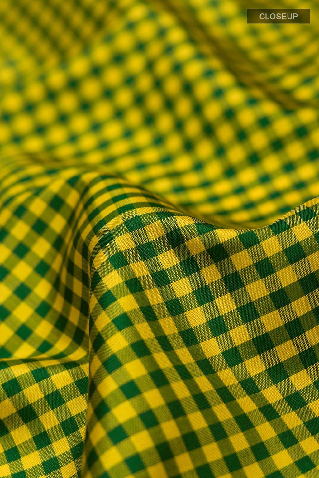 Green and Yellow Dual Tone Kanchipuram Silk Saree