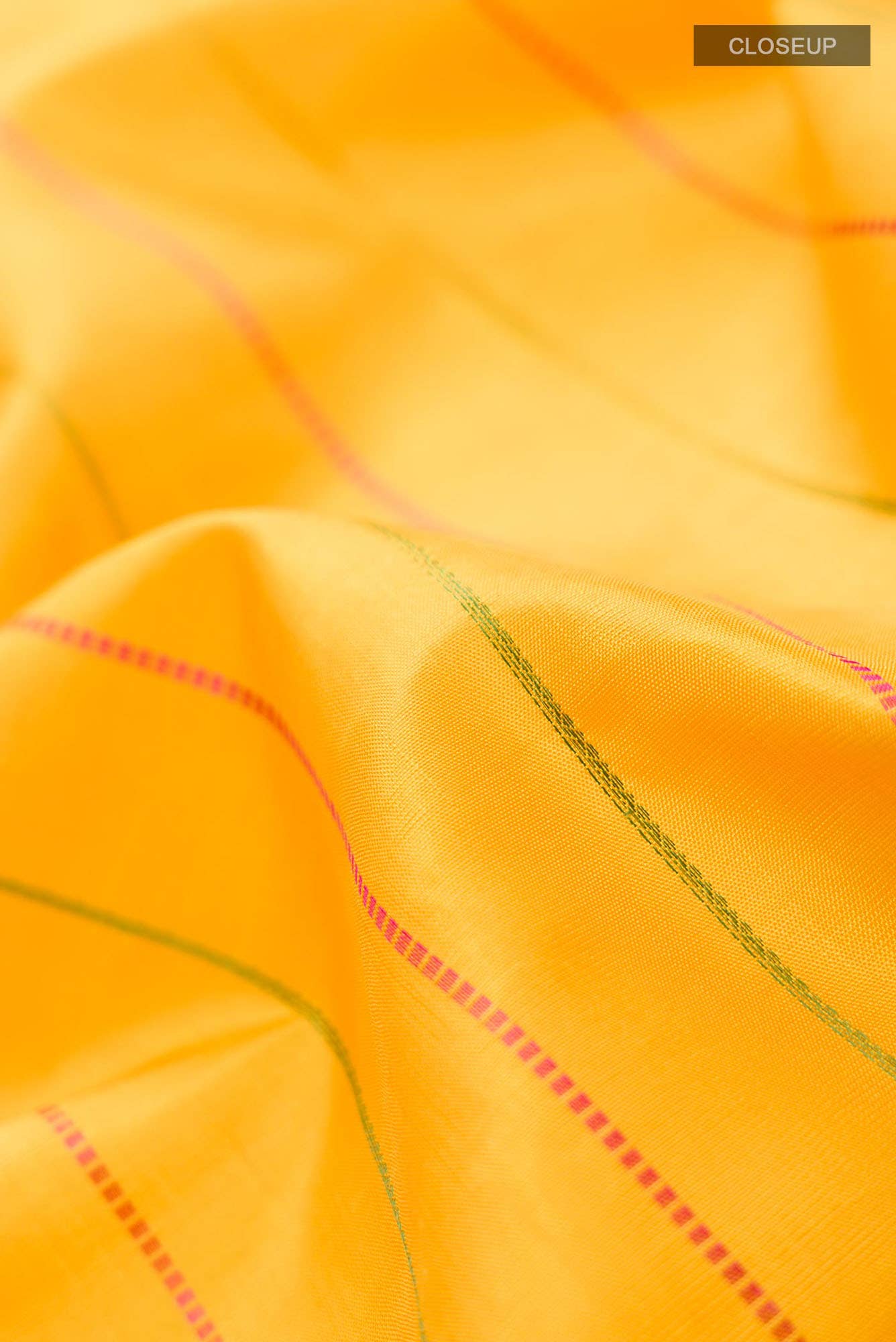Yellow Dual Tone Kanchipuram Silk Saree