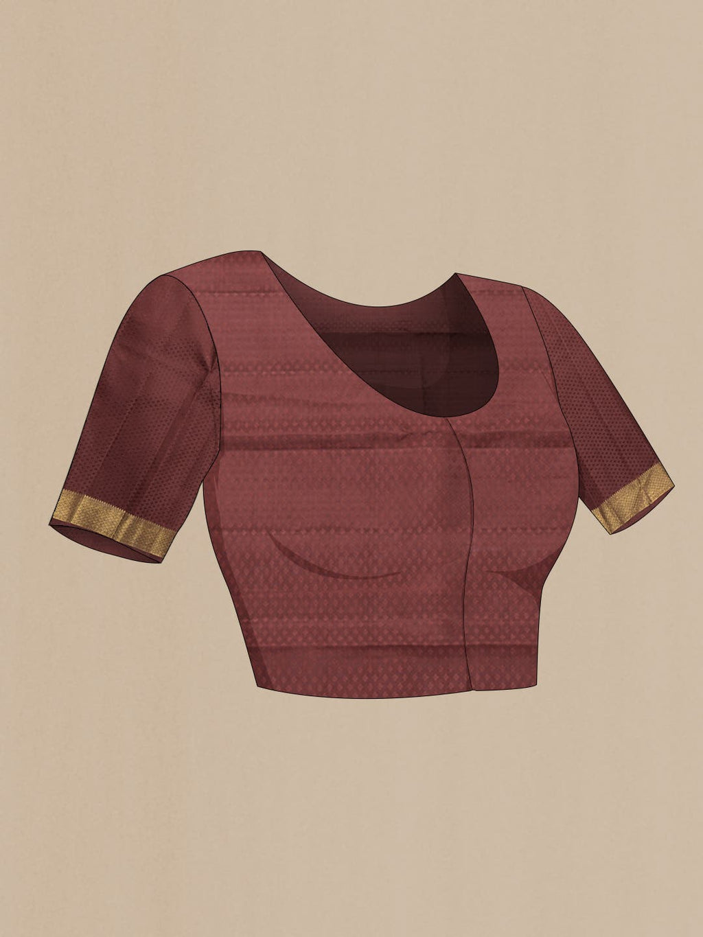 Pure Silk Pure Zari Brown Kanchipuram Saree