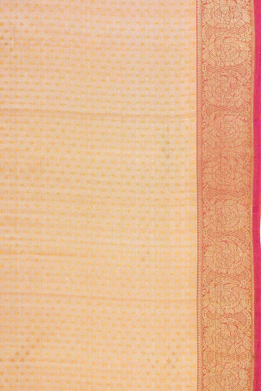 Pure Silk Pure Zari Sandal Dual Tone Kanchipuram Saree