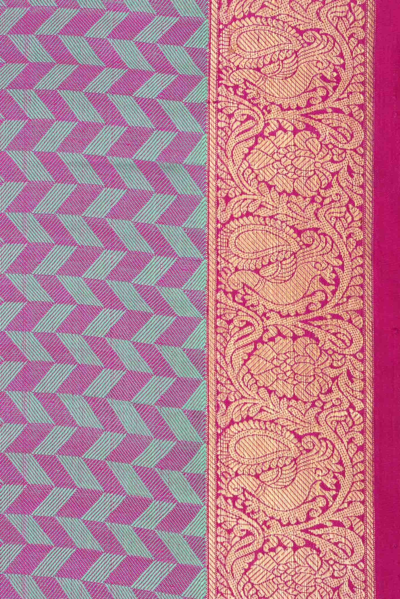 Purple Dual Tone Kanchipuram Silk Saree
