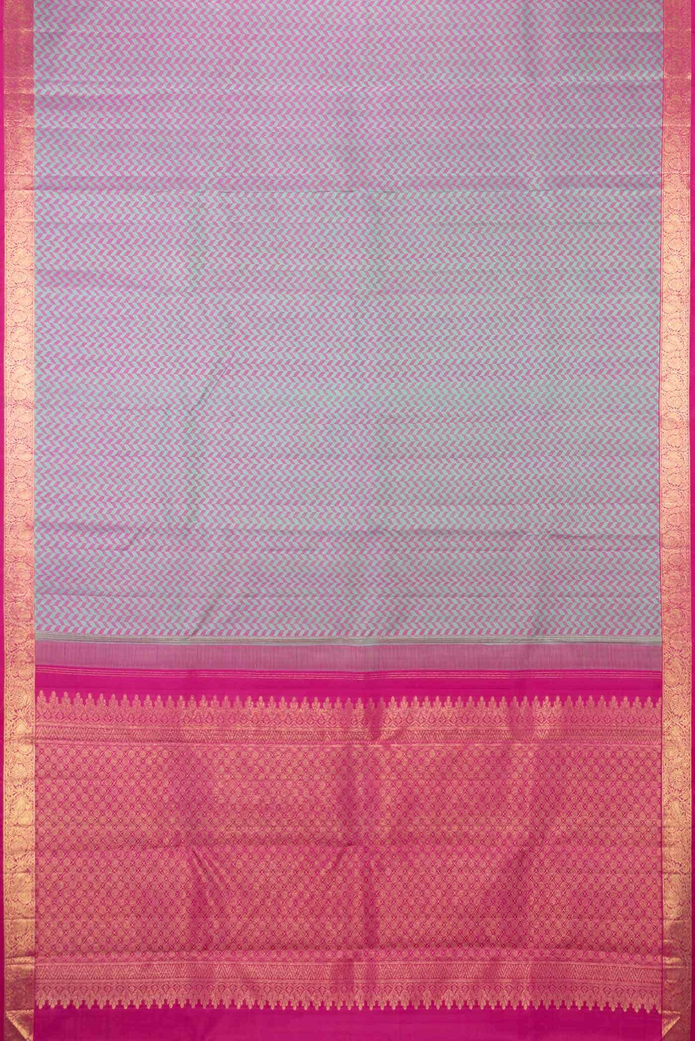 Purple Dual Tone Kanchipuram Silk Saree