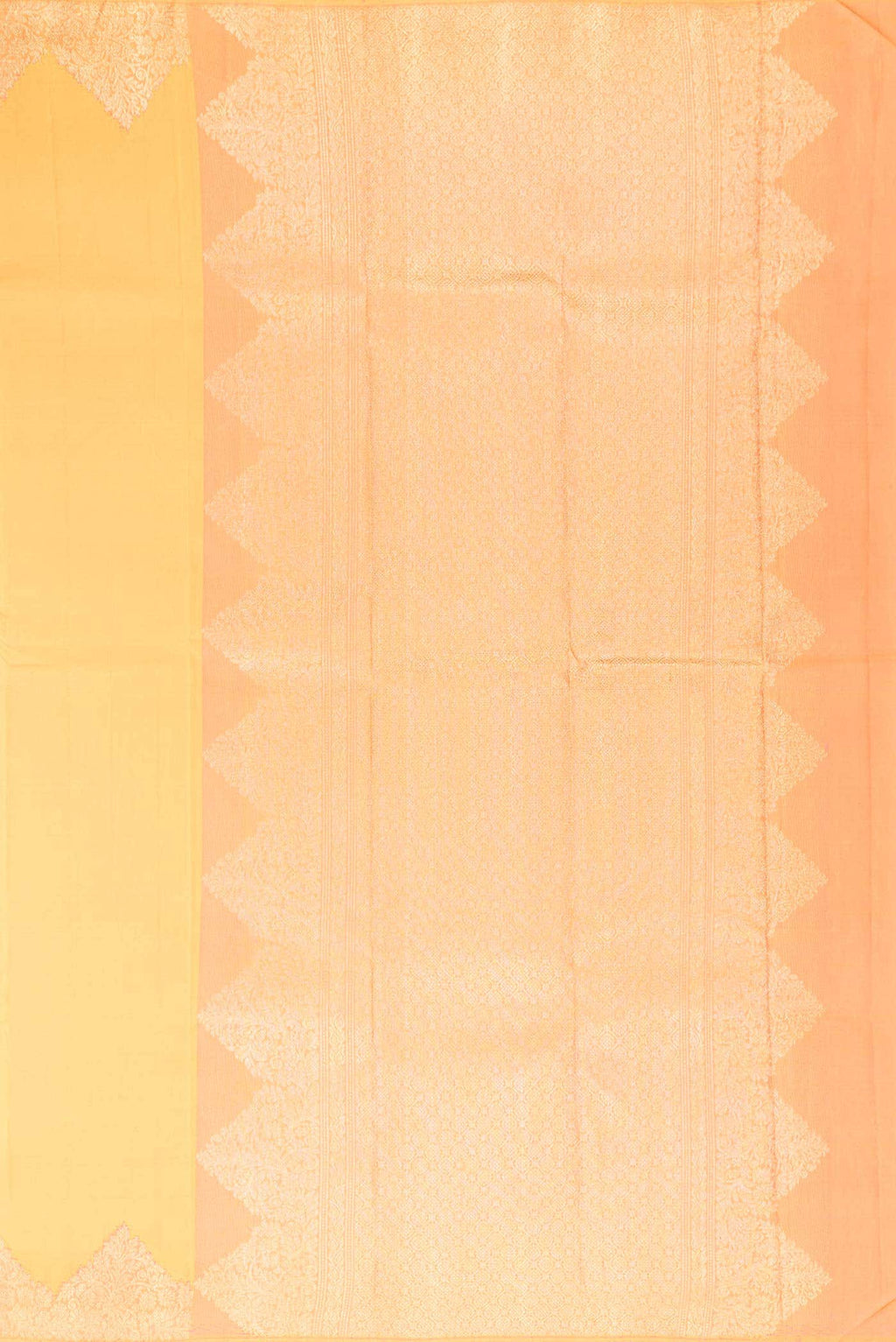 Pure Silk Pure Zari Mustard Kanchipuram Saree