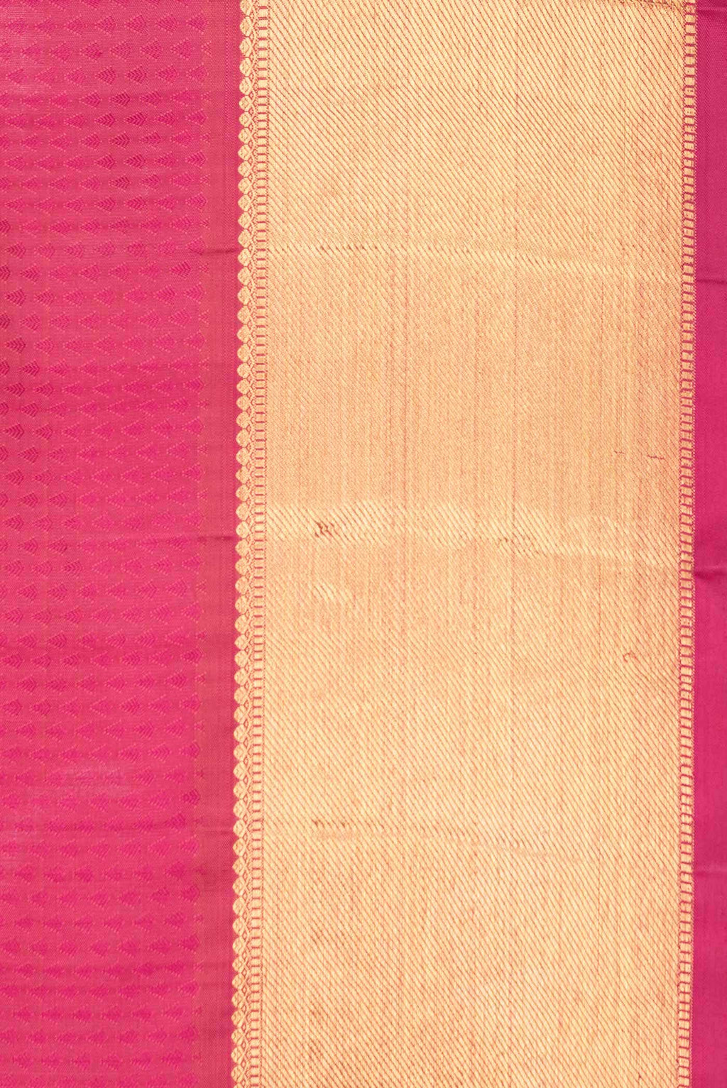 Pure Silk Pure Zari Dark Pink Dual Tone Kanchipuram Saree
