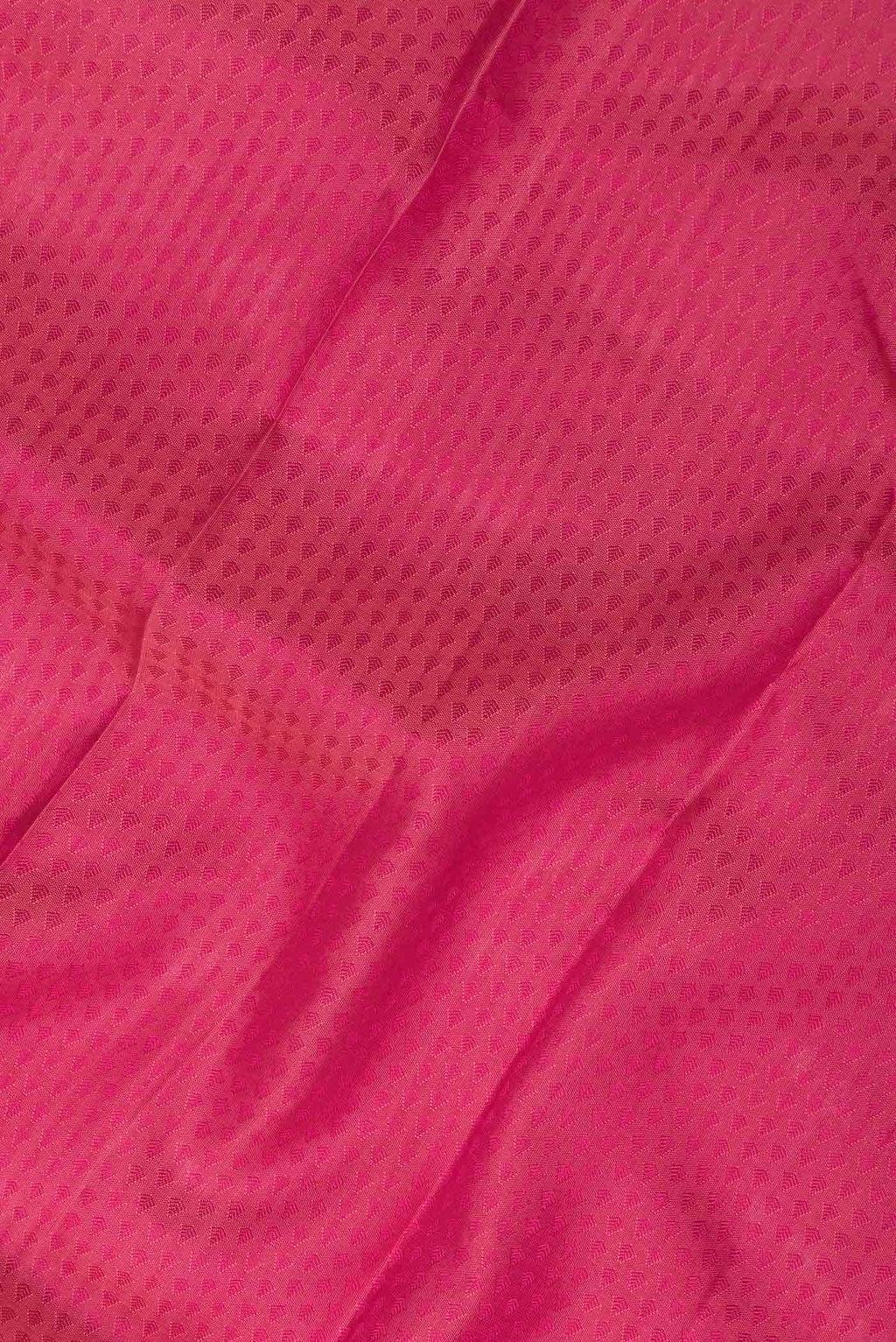 Pure Silk Pure Zari Dark Pink Dual Tone Kanchipuram Saree