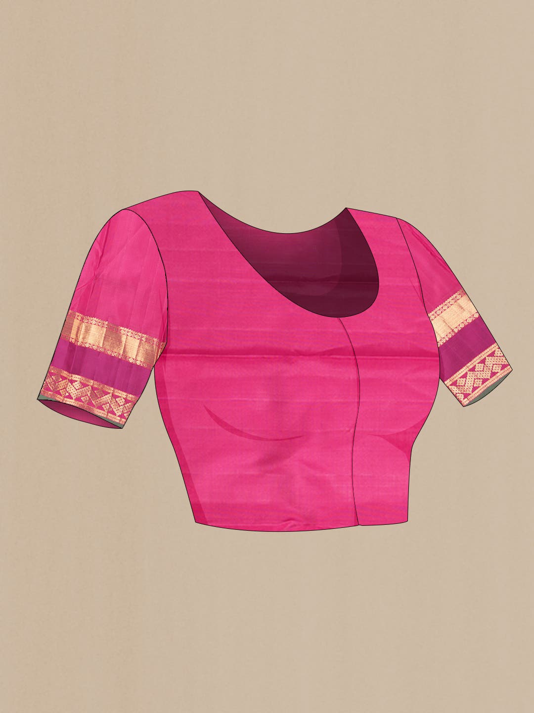 Pure Silk Pure Zari Mustard Kanchipuram Saree