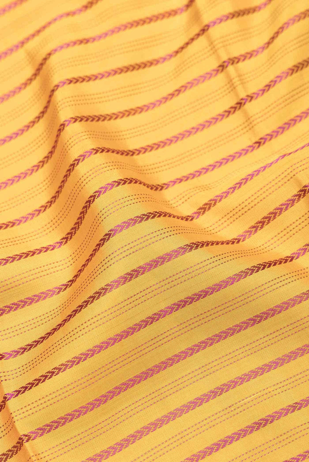 Pure Silk Pure Zari Mustard Kanchipuram Saree