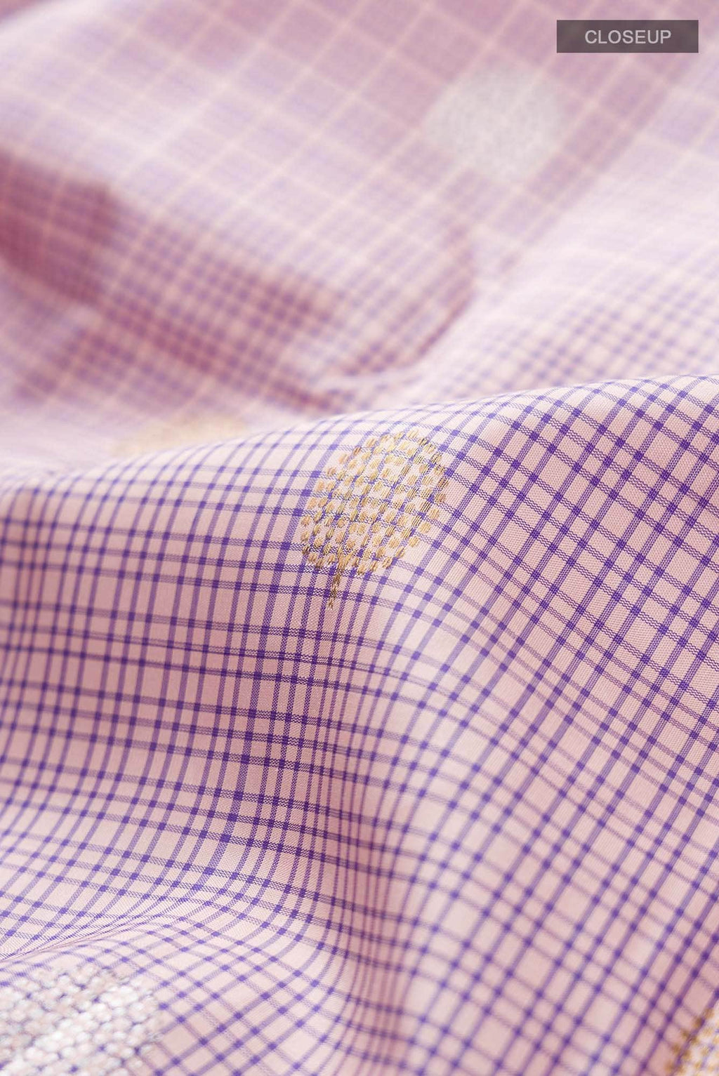 Lavender Kanchipuram Silk Saree