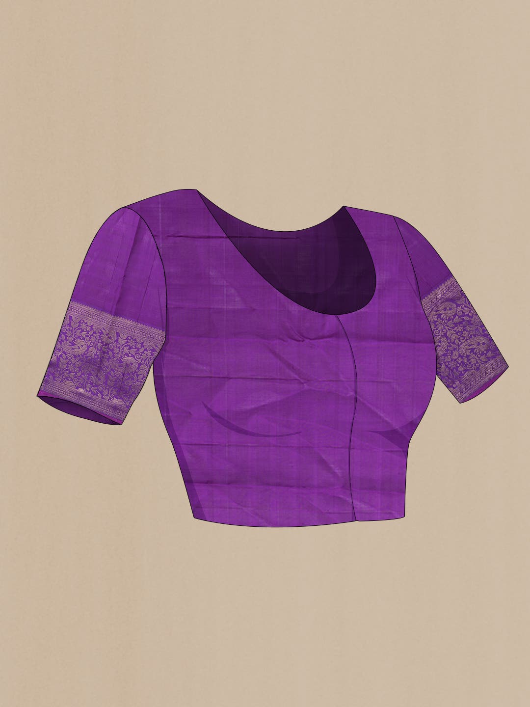 Pure Silk Pure Zari Multi Kanchipuram Saree