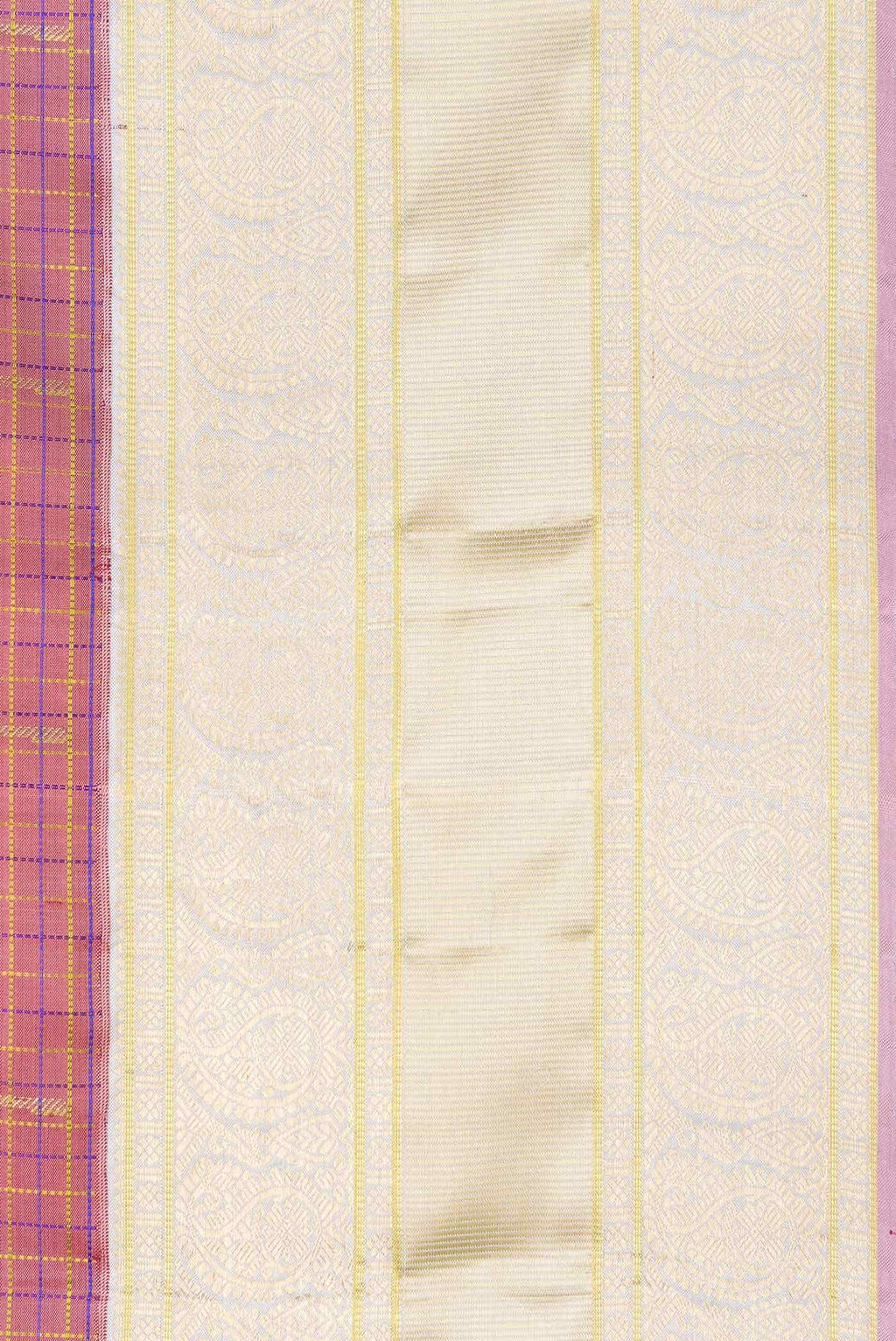 Pure Silk Pure Zari Pink Kanchipuram Saree