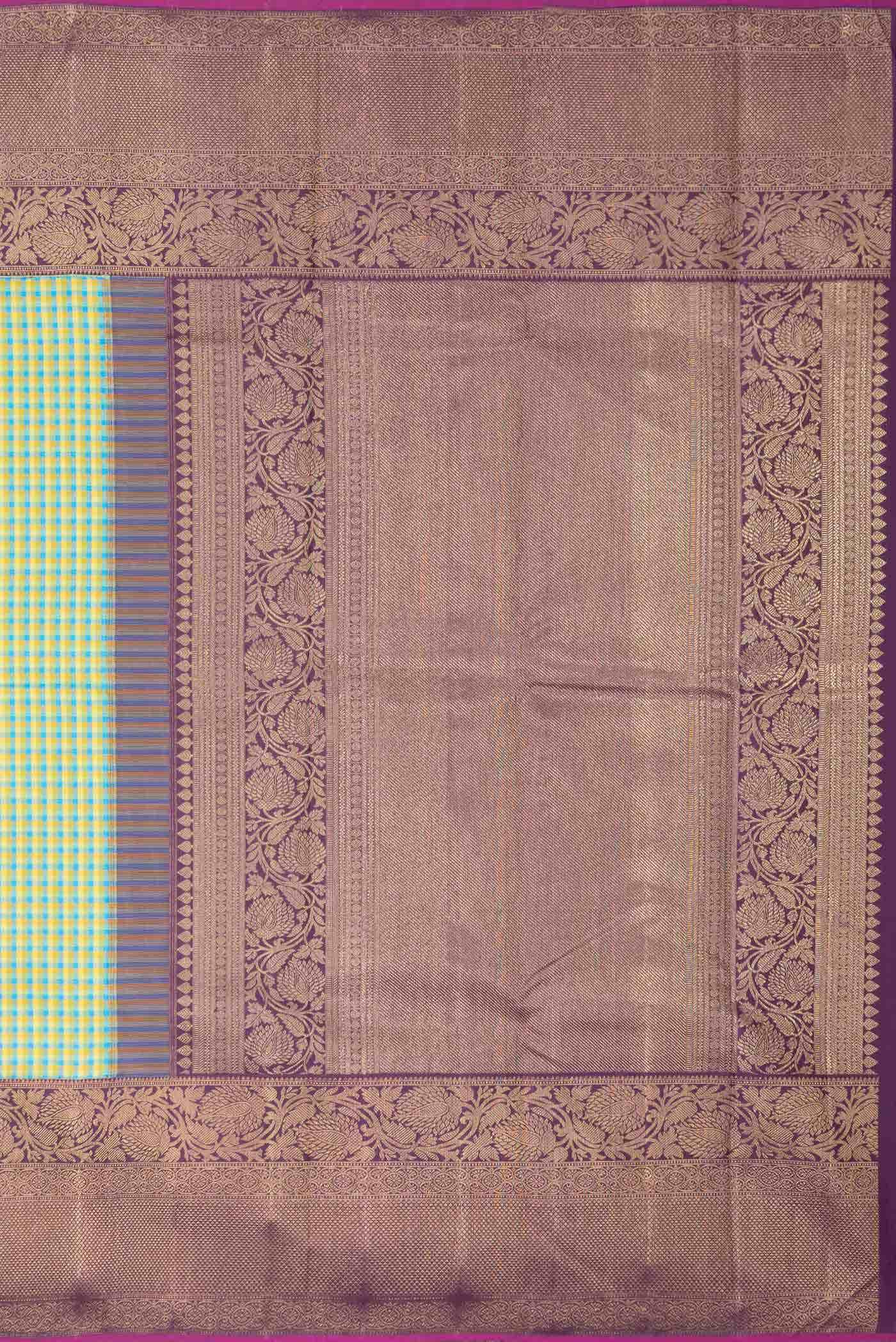 Pure Silk Pure Zari Multi Kanchipuram Saree