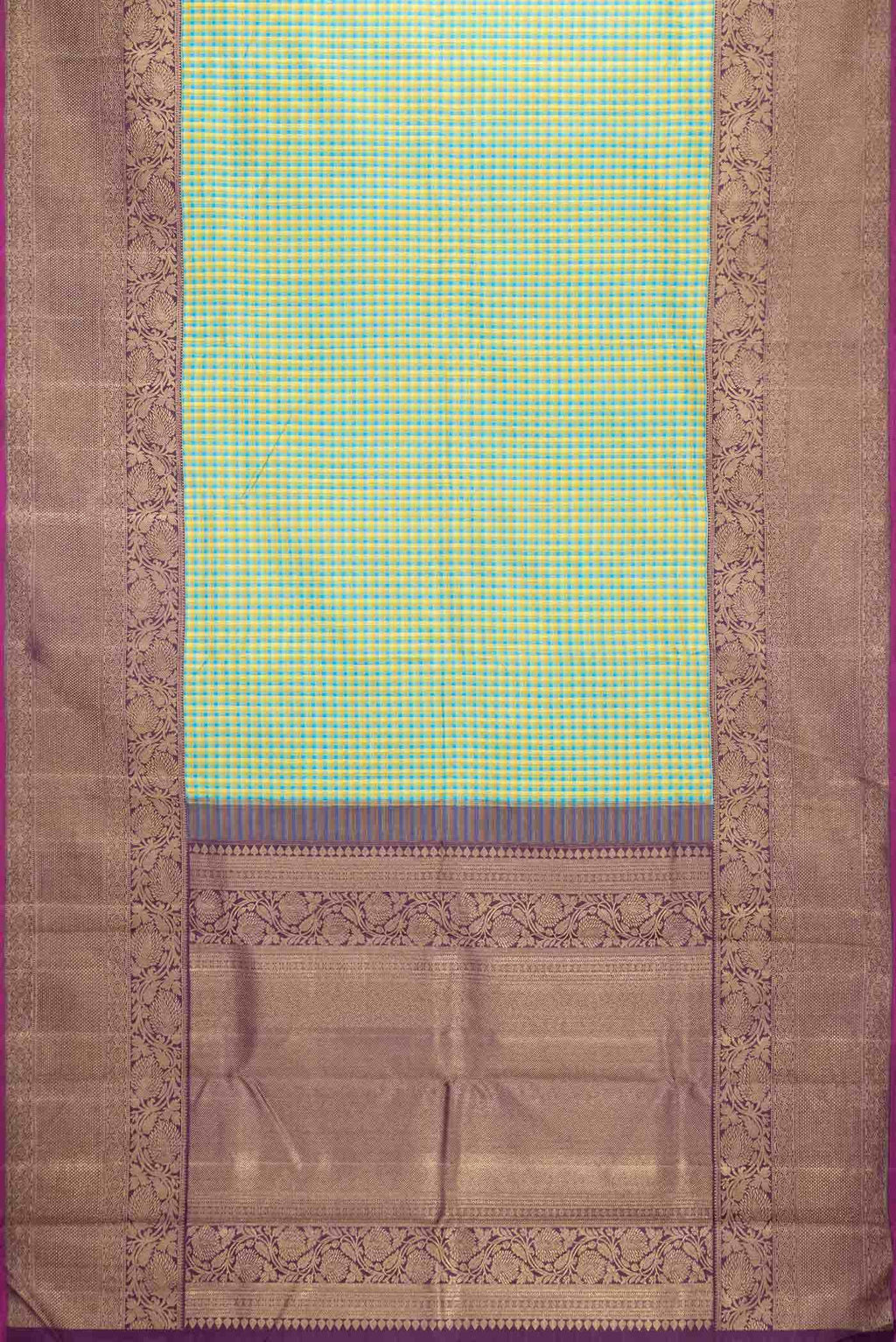 Pure Silk Pure Zari Multi Kanchipuram Saree