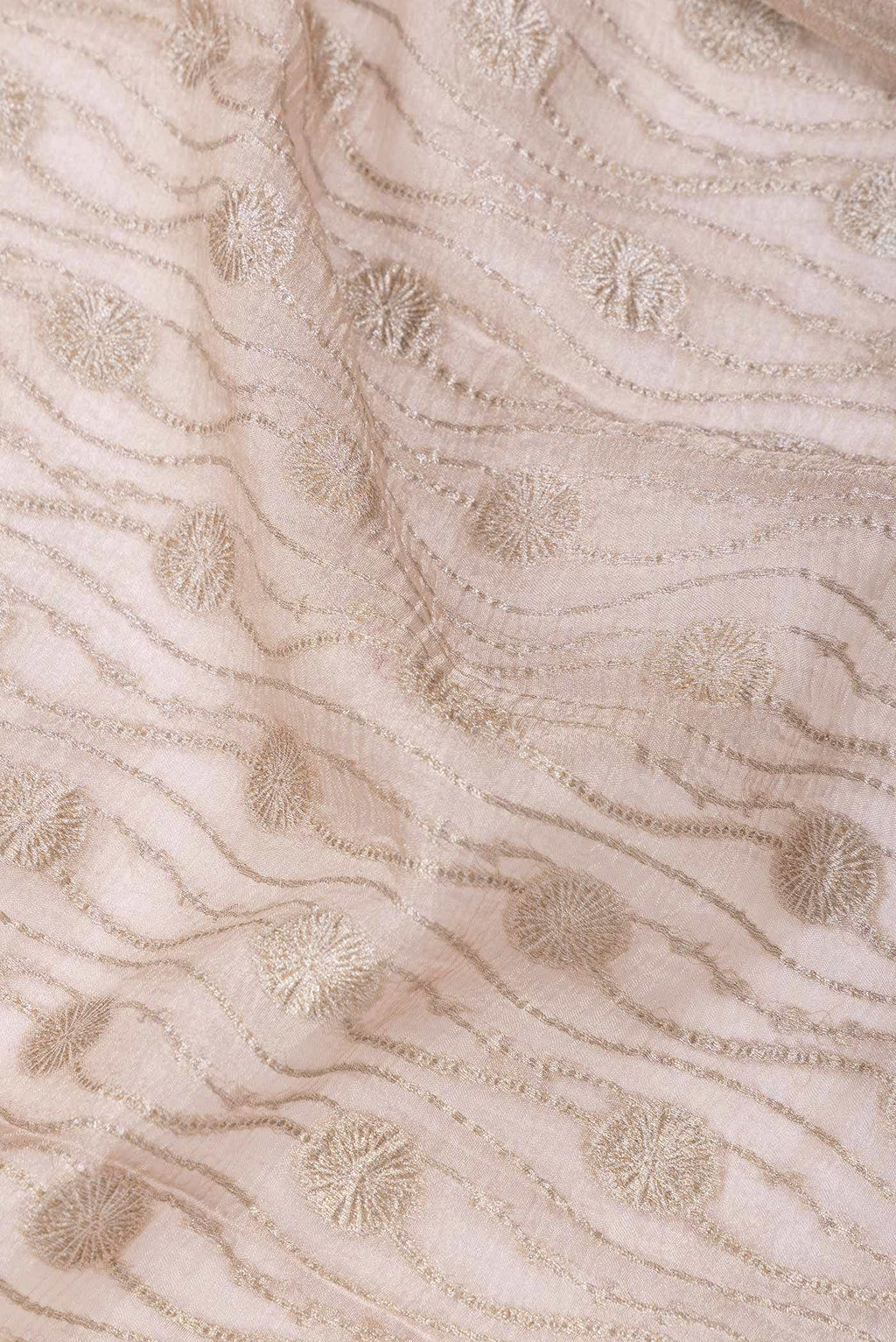 Brown Dual Tone Tissue Silk Saree