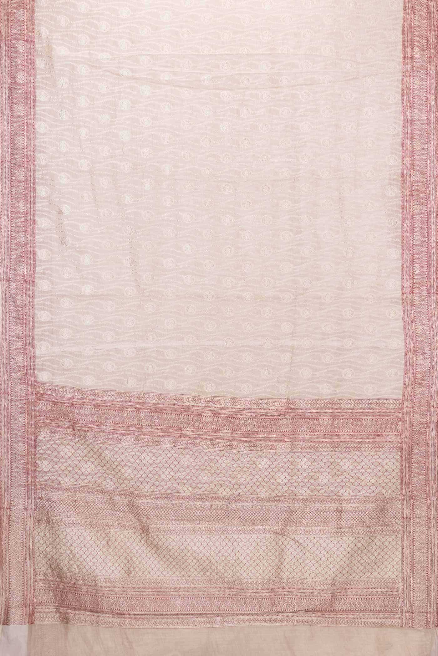 Brown Dual Tone Tissue Silk Saree