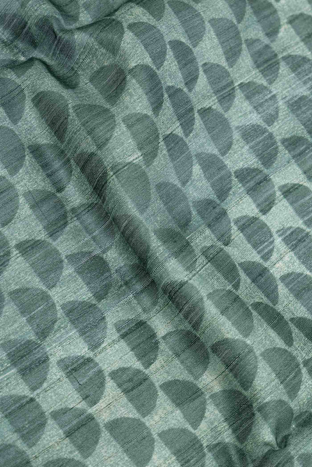 Green Dual Tone Tussar Silk Saree