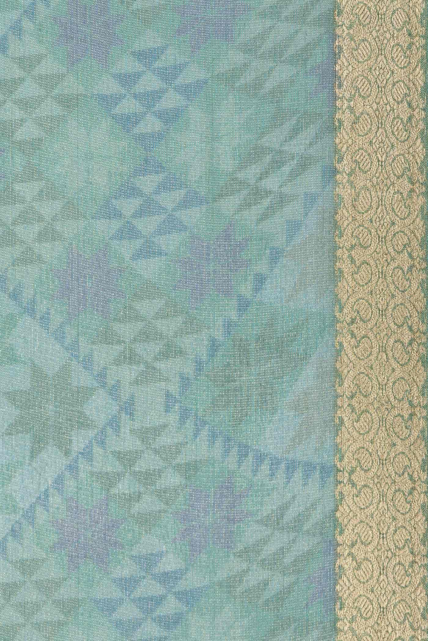 Green Mysore Georgette Saree