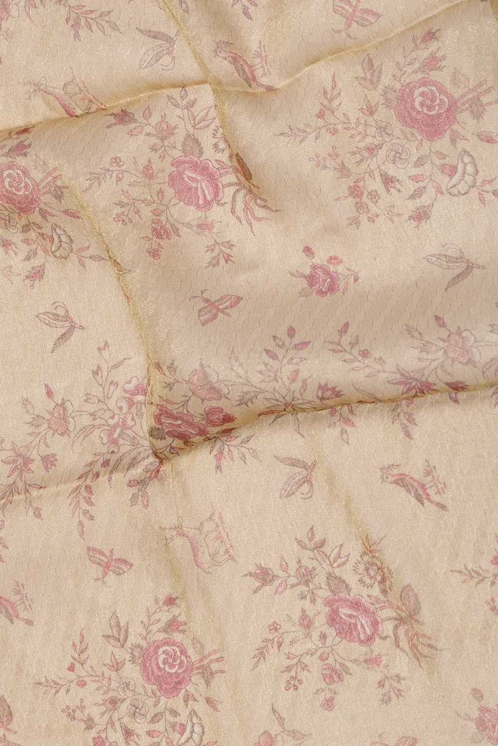Gold Dual Tone Mysore Georgette Saree