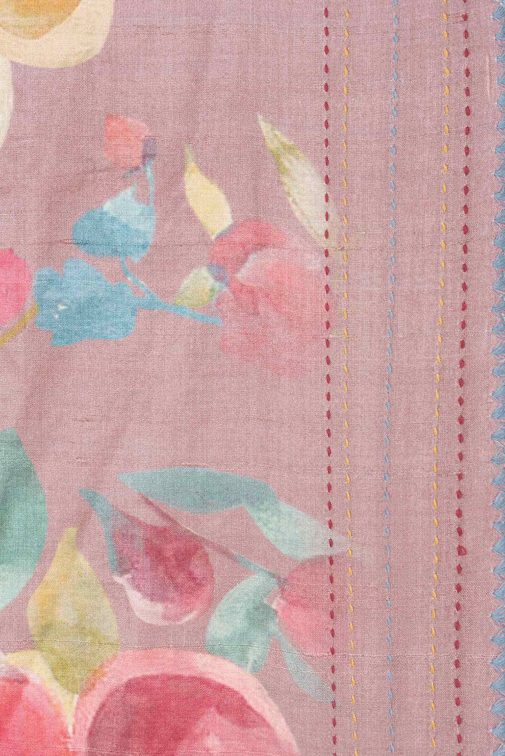 Brown Dual Tone Tussar Silk Saree