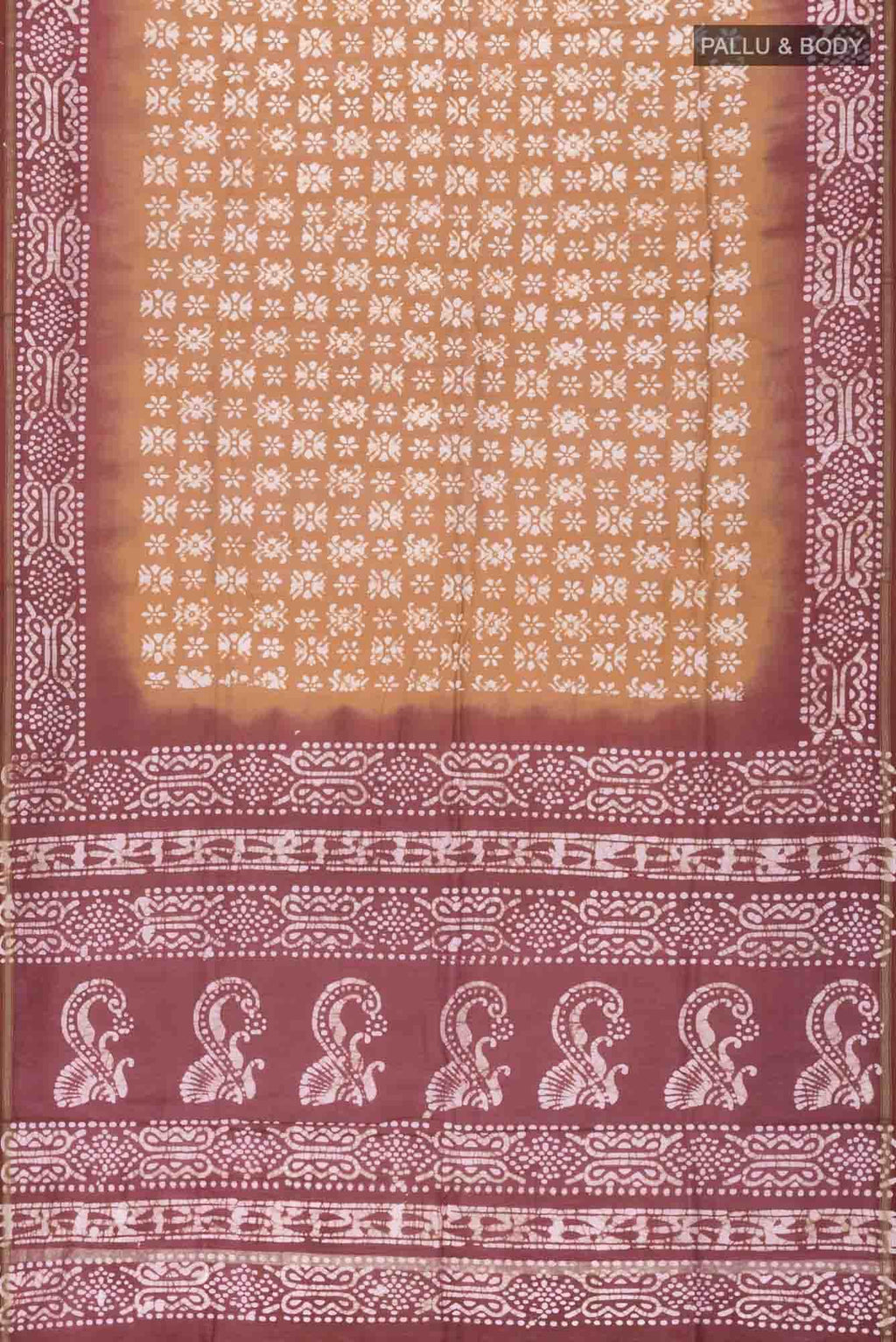 Mustard Maheshwari Silk Cotton Saree