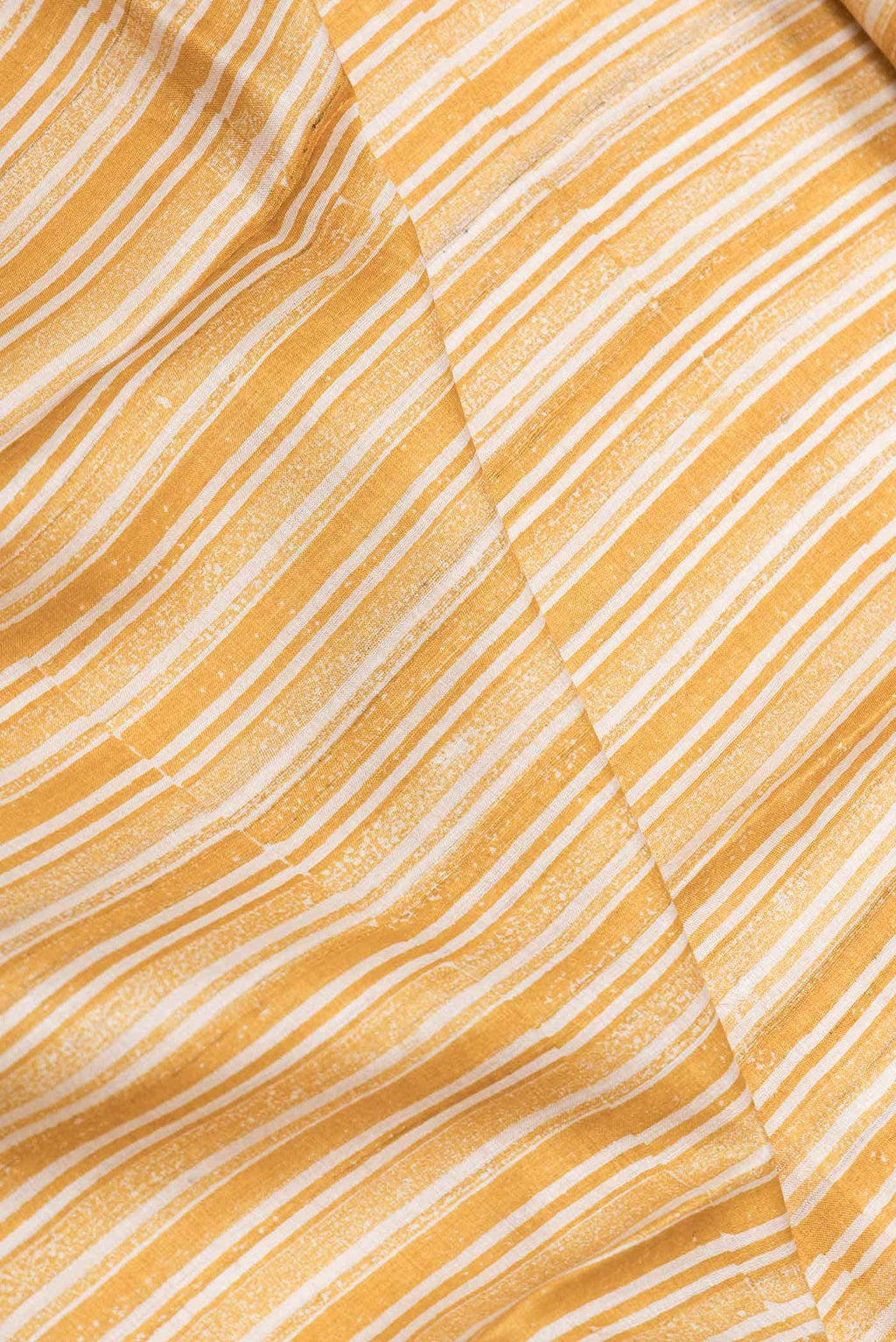Mustard Dual Tone Tussar Silk Saree