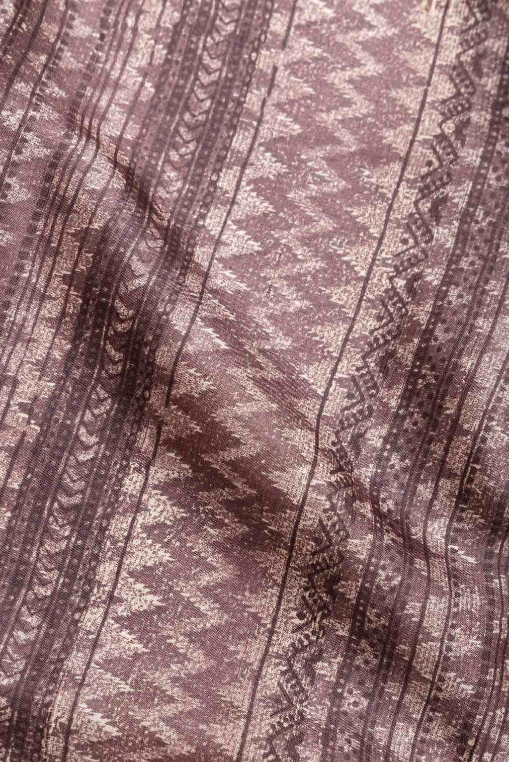 Brown Tussar Silk Saree