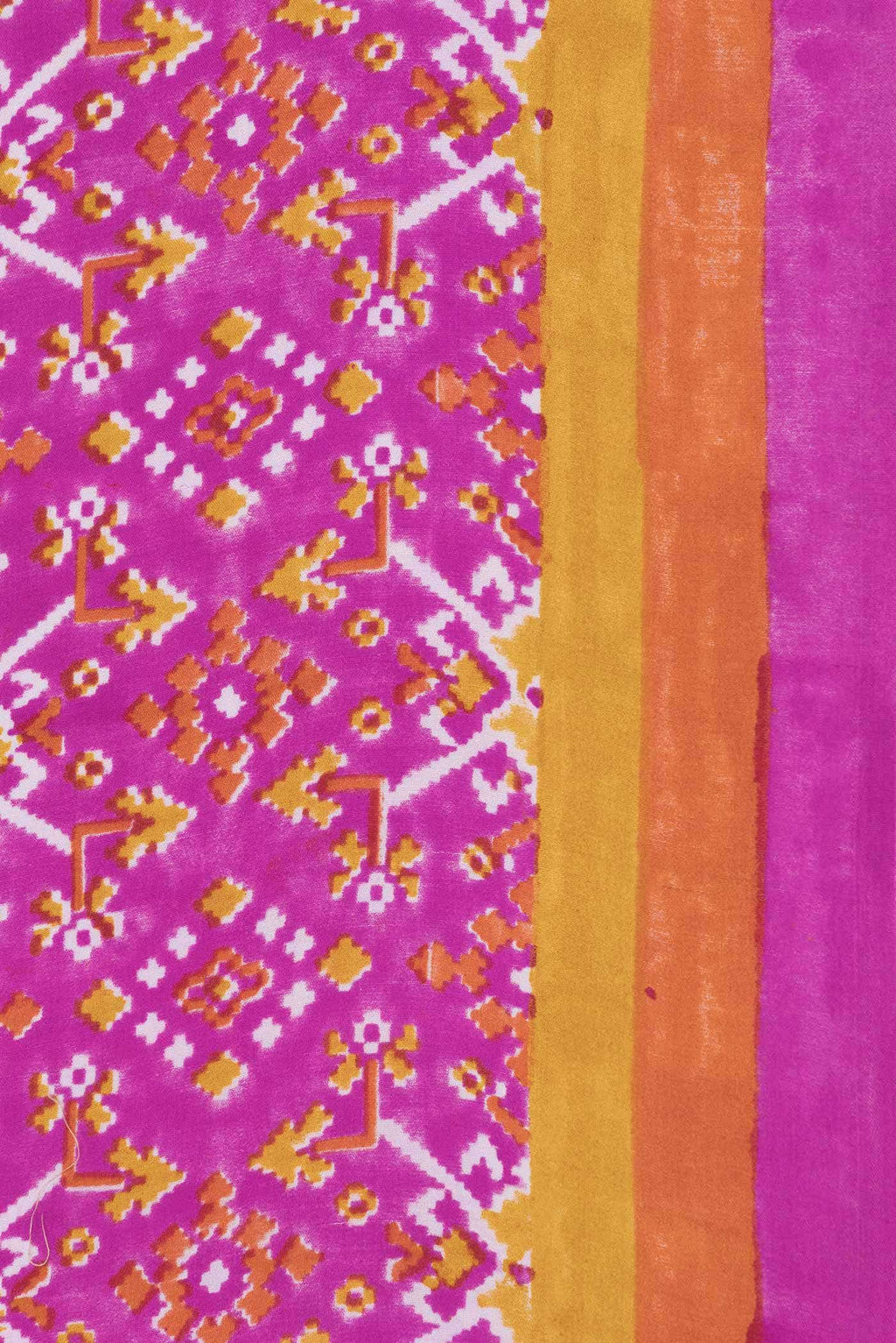 Pink Dual Tone Mysore Crepe Saree