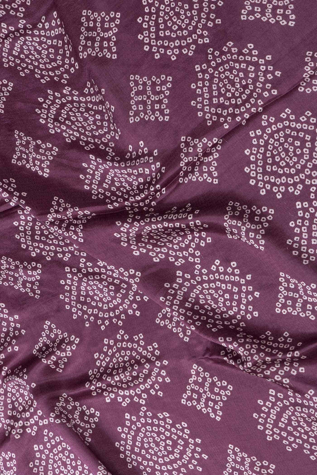 Burgundy Dual Tone Mysore Crepe Saree