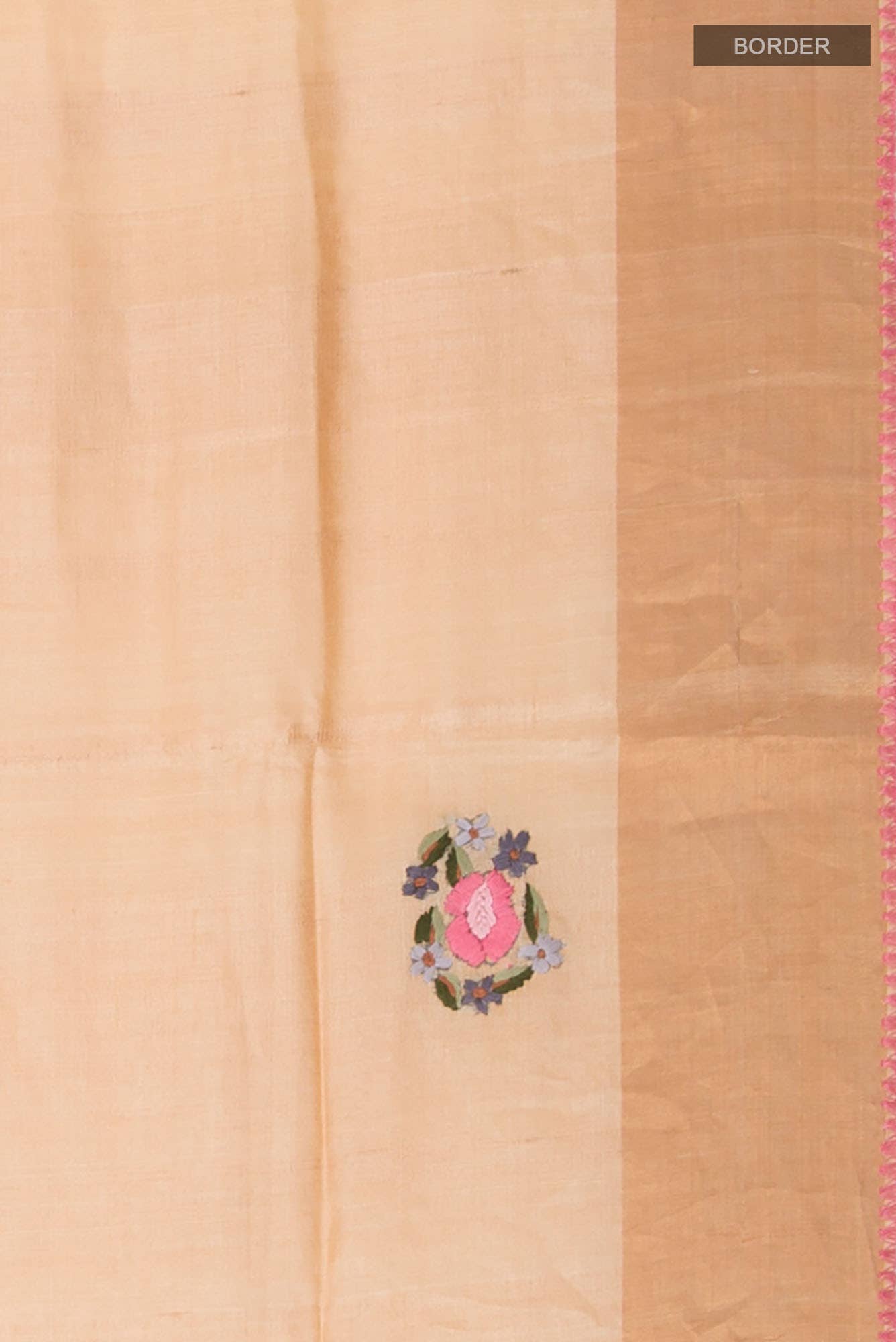 Sandal Bhagalpuri Tussar Silk Saree