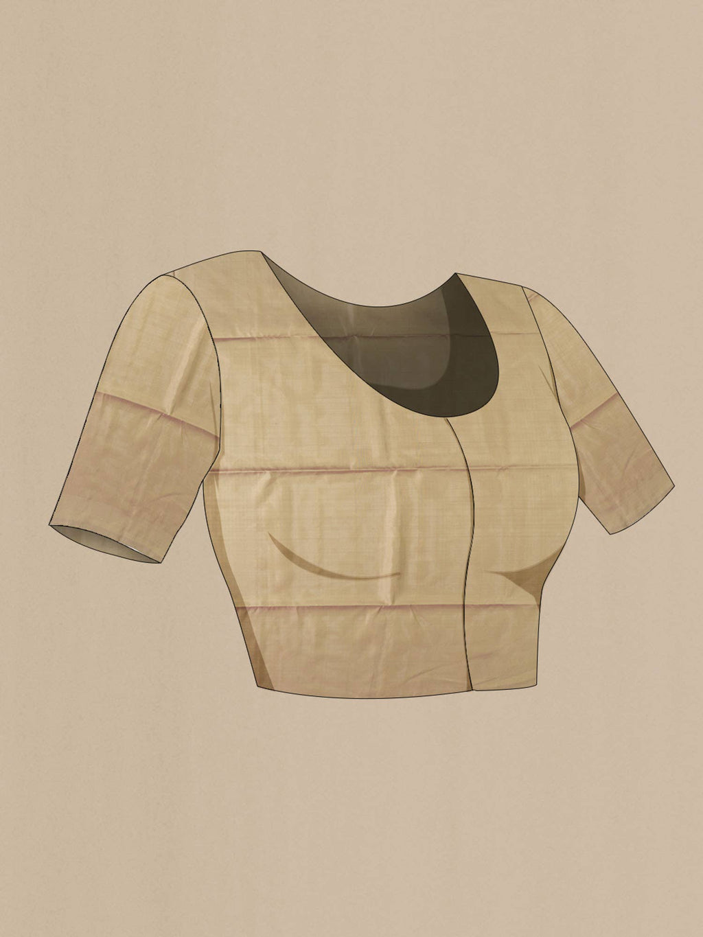 Beige Soft Silk Saree