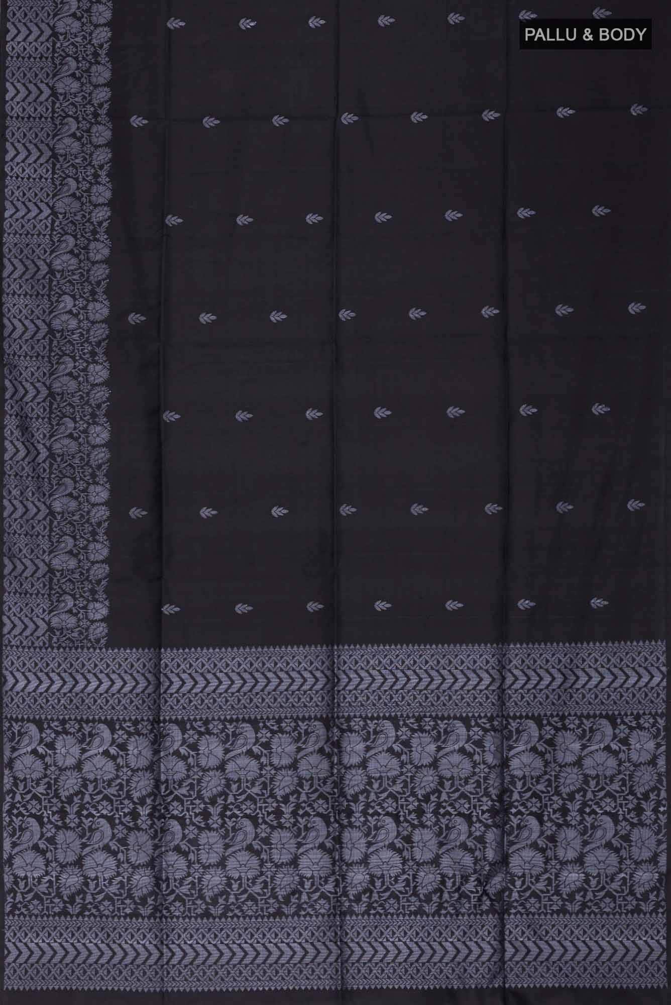 Black Soft Silk Saree