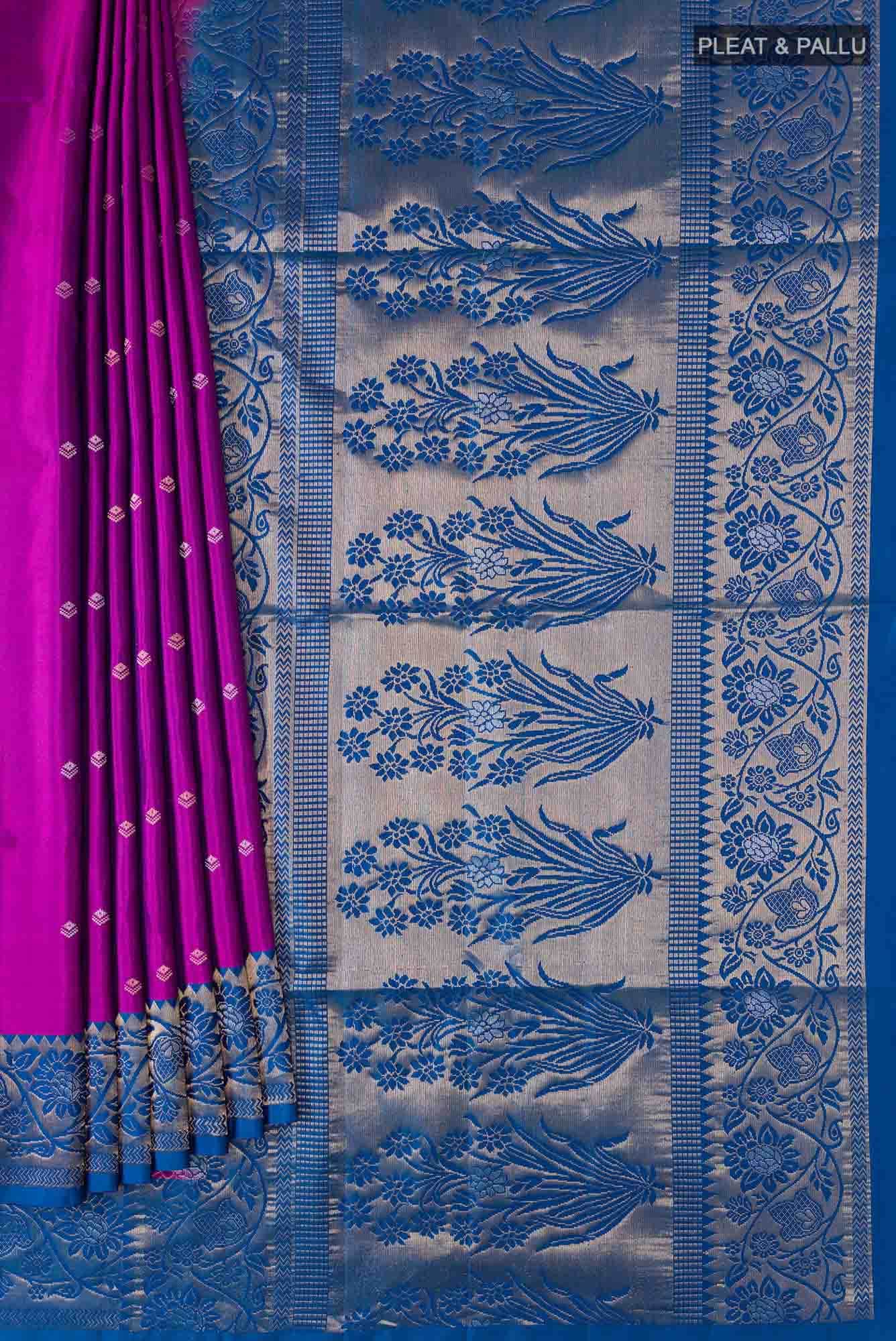 Purple Soft Silk Saree
