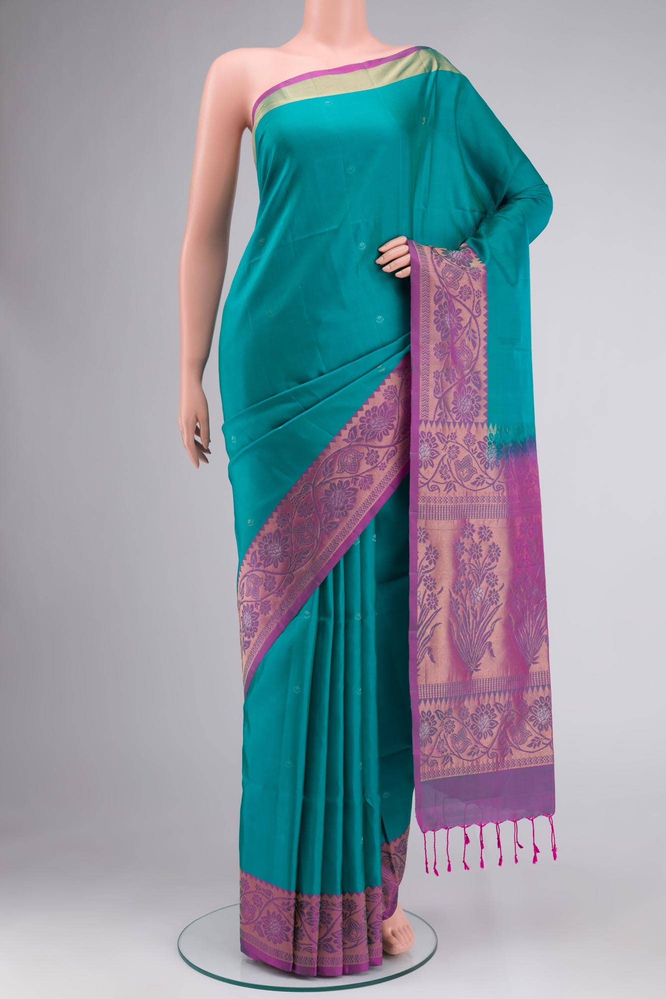 Blue Soft Silk Saree