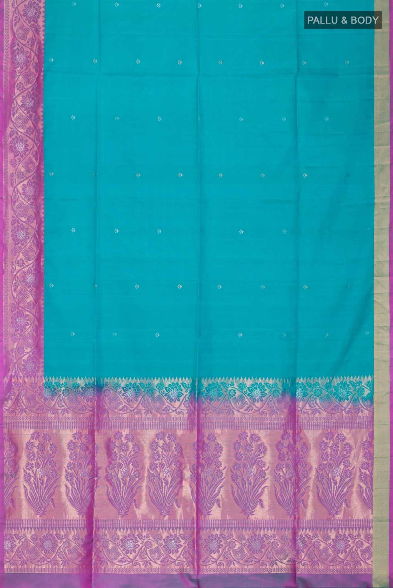 Blue Soft Silk Saree