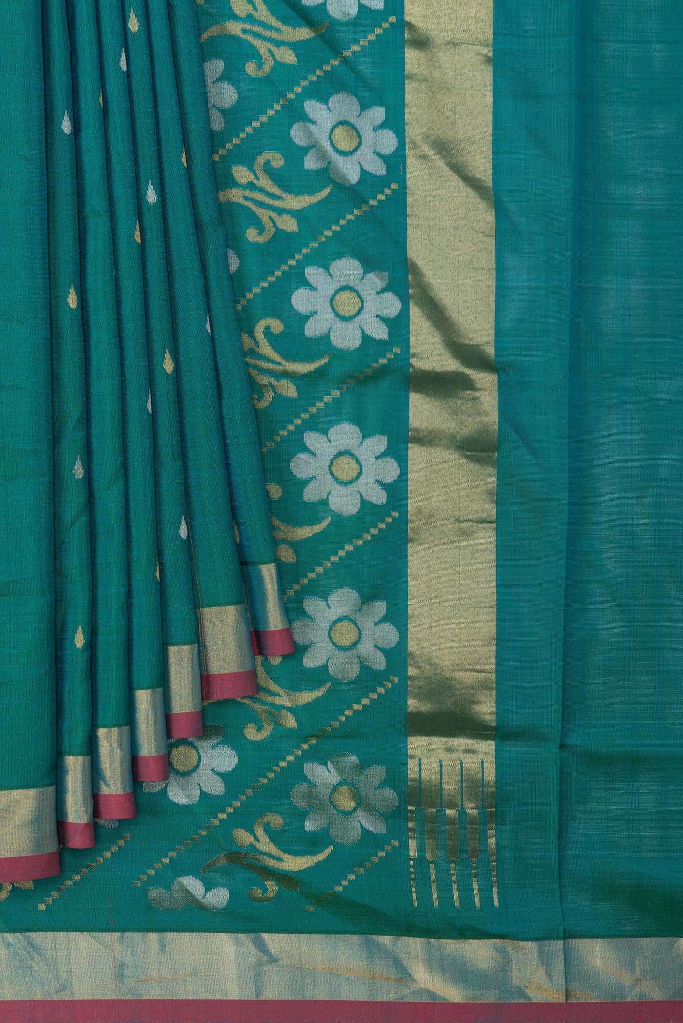 Green Uppada Silk Saree