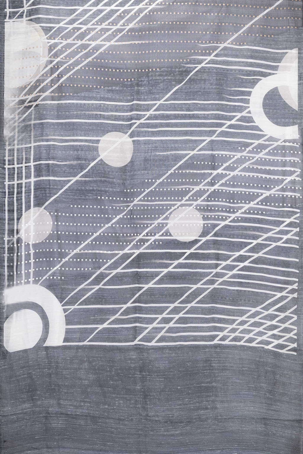 Black Linen Saree