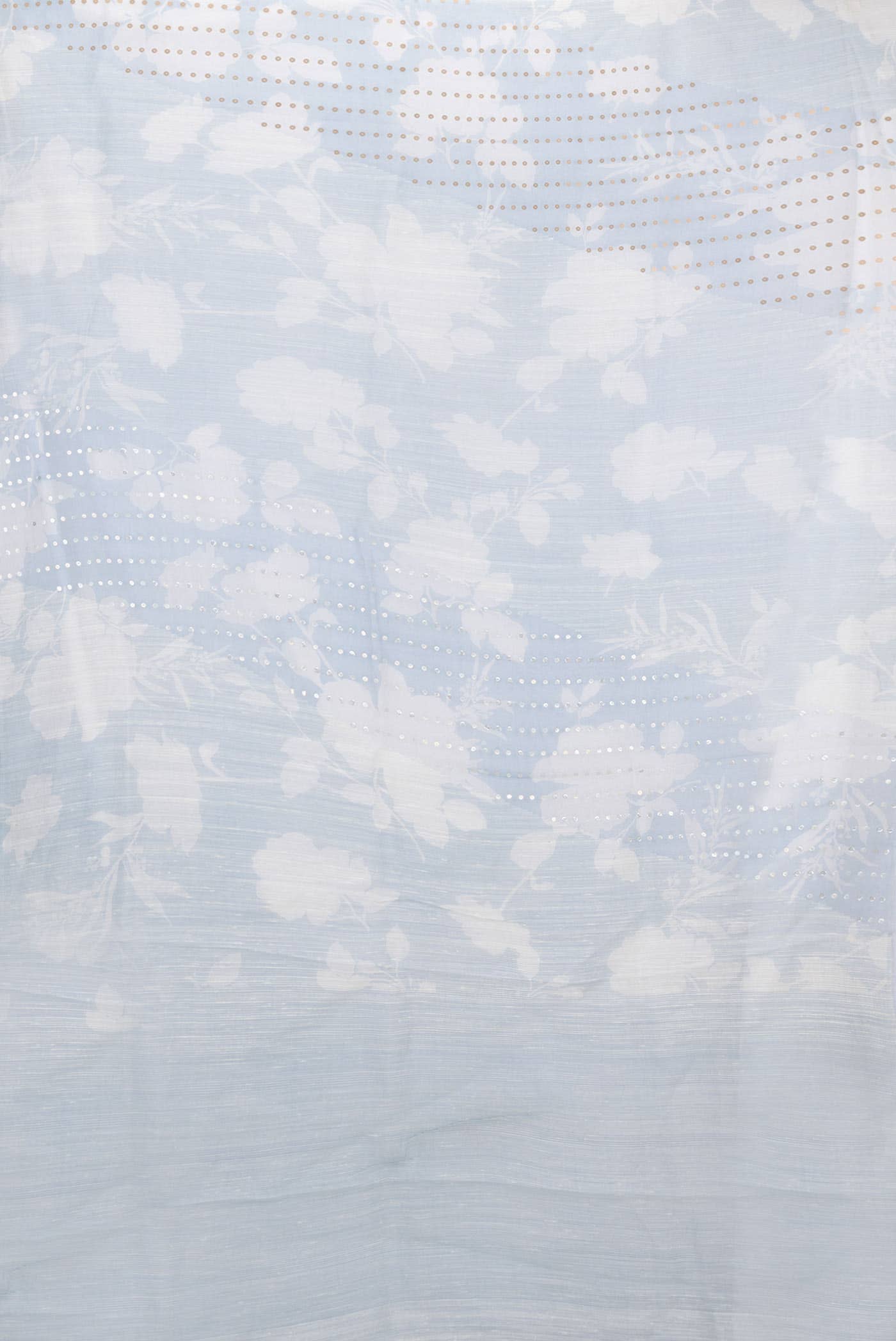 Light Blue Dual Tone Linen Saree