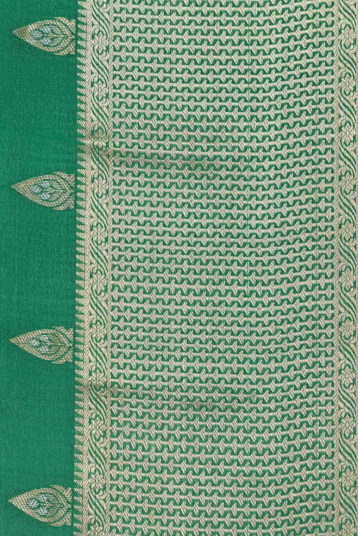 Green Mysore Georgette Saree