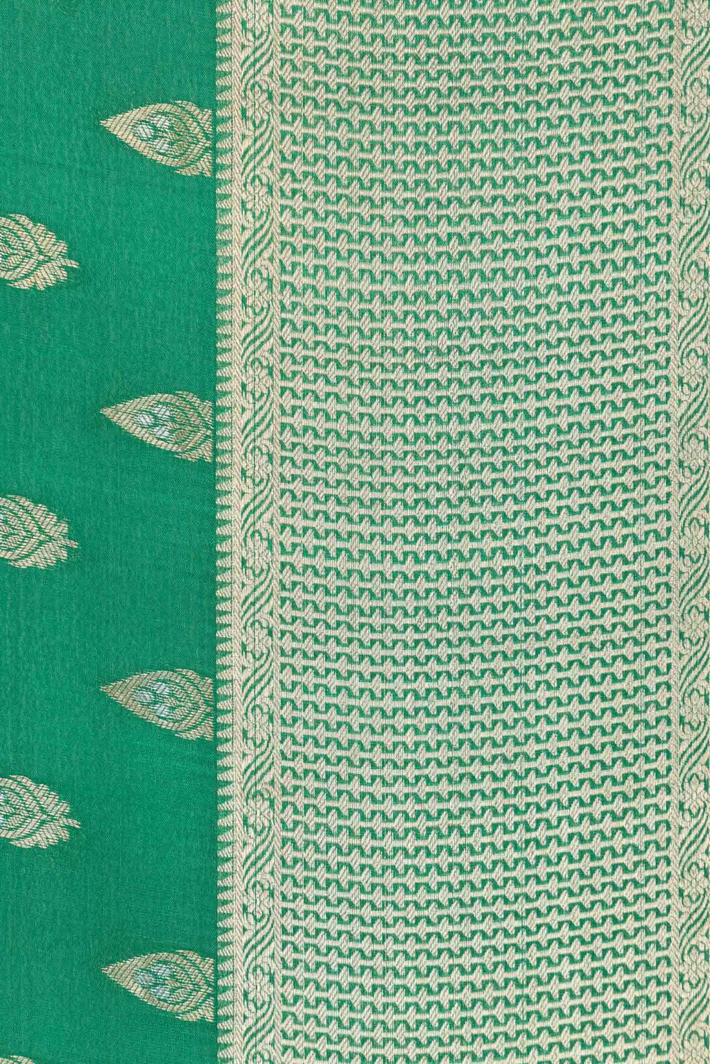 Green Mysore Georgette Saree