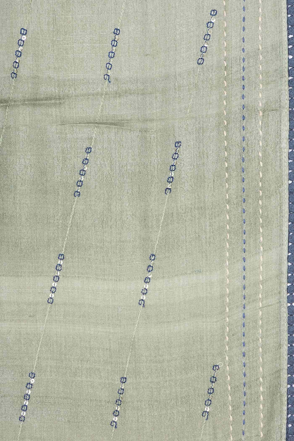 Light Green Dual Tone Tussar Silk Saree