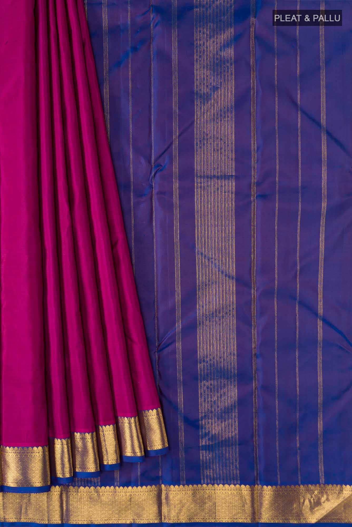 Pink Kanchipuram Silk Saree
