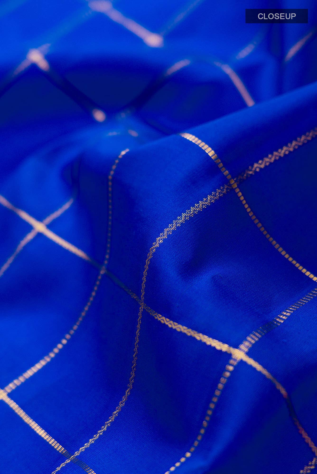 Blue Kanchipuram Silk Saree