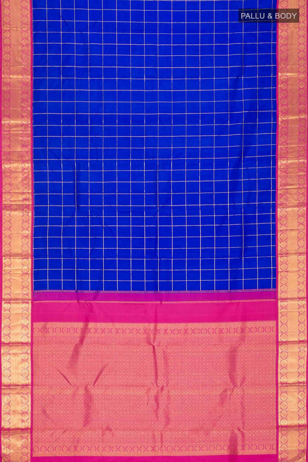 Blue Kanchipuram Silk Saree