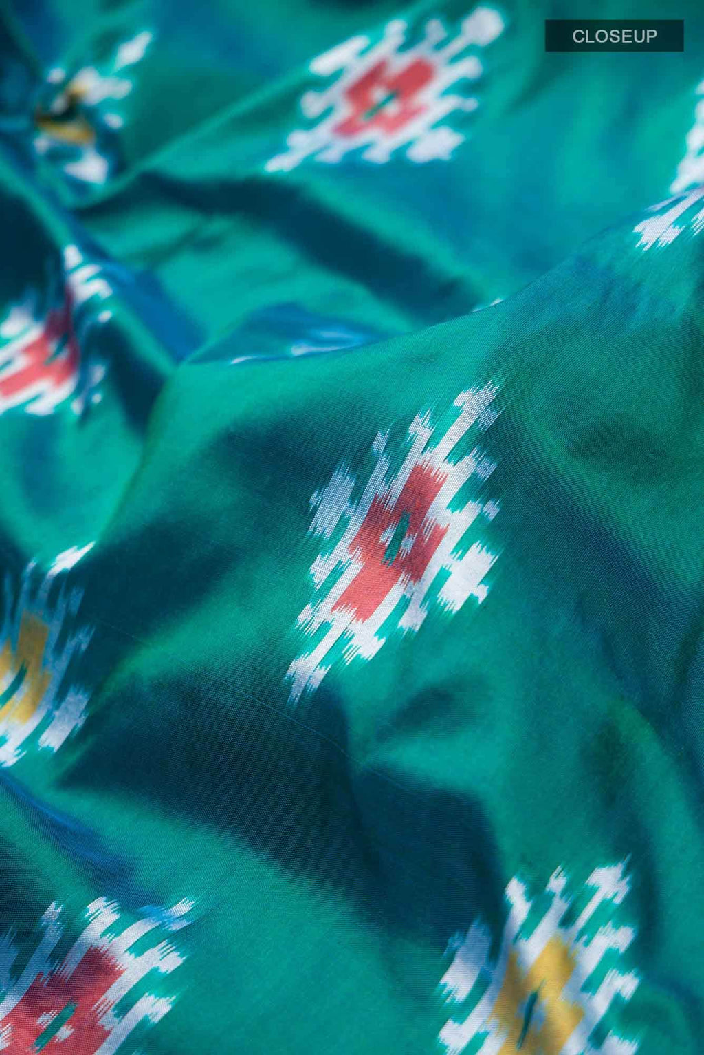 Green Pochampally Silk Saree